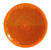 catadioptre rond d60mm adhesif sans trou coaxial orange