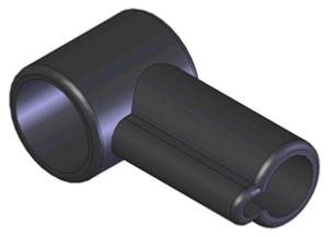 Capuchon de protection 10 à 50 mm² caoutchouc souple noir