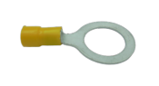 Cosse pr-isole  oeil Jaune cble 6mm vis M16