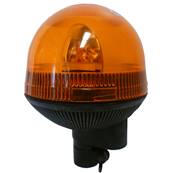 Gyrophare 12/24v orange boule fixation tige D152mm H210mm