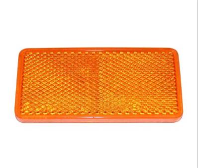 catadioptre rectangulaire 95 x 44mm adhesif orange