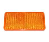 catadioptre rectangulaire 95 x 44mm adhesif orange