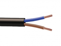 Cable HO7RNF 2x2,5 mm² noir au mètre