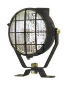 phare de travail rond nu+fixation+poignee+interrup+grille.diam.14cm