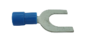 Cosse pré-isolée Bleue à fourches câble 2.5mm² vis M8