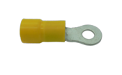 Cosse pré-isolée à oeil Jaune câble 6mm² vis M4