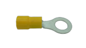 Cosse pré-isolée à oeil Jaune câble 6mm² vis M8