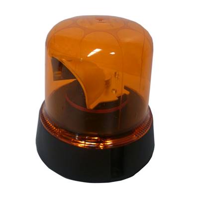 Gyrophare 12/24v orange à LED à fixer D148 H149mm