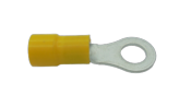 Cosse pré-isolée à oeil Jaune câble 6mm² vis M6