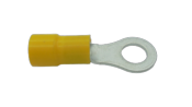 Cosse pr-isole  oeil Jaune cble 6mm vis M6