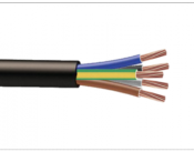 Câble noir 5x1.5 mm² HO5VVF