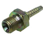 Raccord droit M BSP manchon 1/4'' filetage cylindrique 1/4''