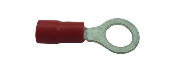 Cosse pré-isolée à oeil Rouge câble 1.5mm² vis M6